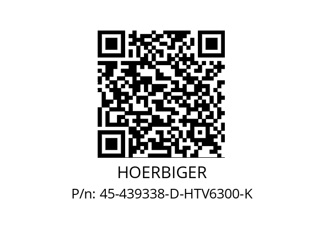   HOERBIGER 45-439338-D-HTV6300-K