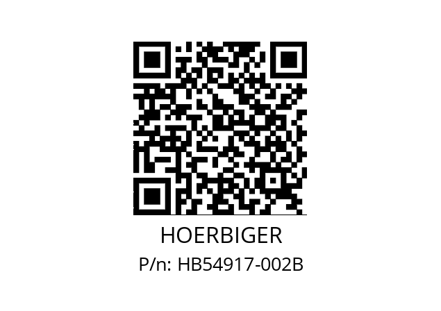   HOERBIGER HB54917-002B