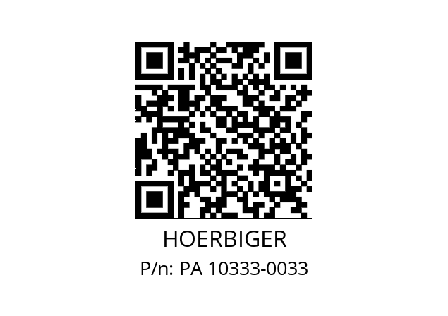   HOERBIGER PA 10333-0033