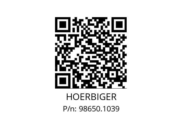   HOERBIGER 98650.1039