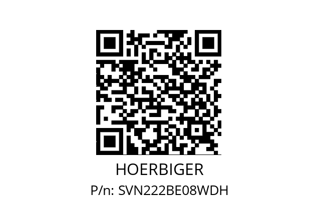   HOERBIGER SVN222BE08WDH