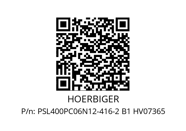   HOERBIGER PSL400PC06N12-416-2 B1 HV07365