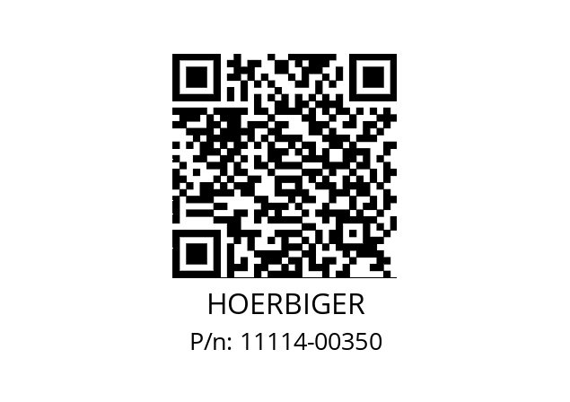   HOERBIGER 11114-00350