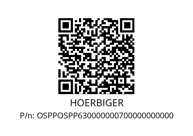   HOERBIGER OSPPOSPP630000000700000000000