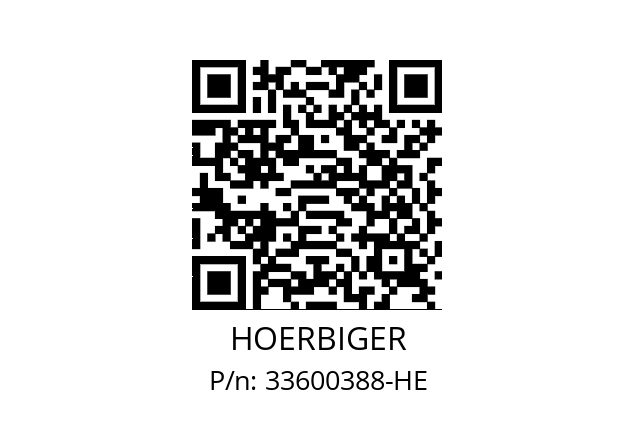  HV03117 HOERBIGER 33600388-HE