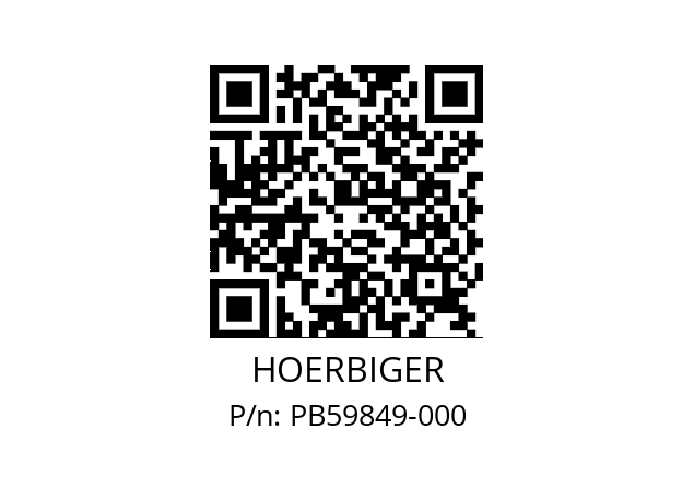   HOERBIGER PB59849-000