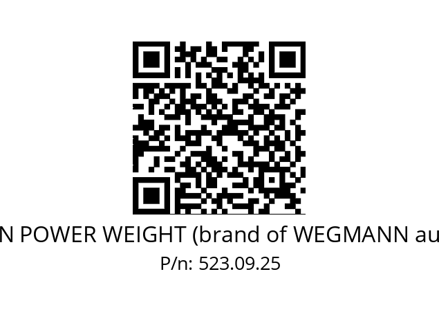   HOFMANN POWER WEIGHT (brand of WEGMANN automotive) 523.09.25