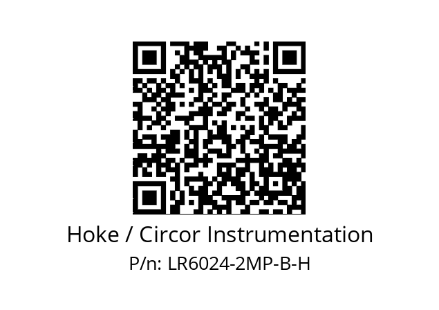   Hoke / Circor Instrumentation LR6024-2MP-B-H