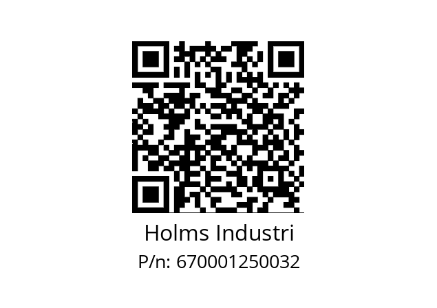   Holms Industri 670001250032