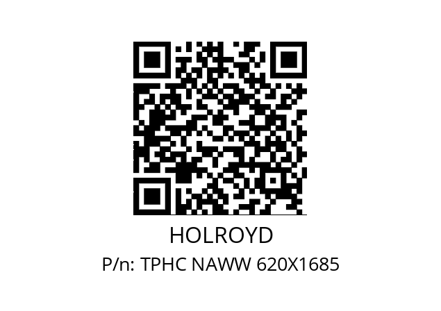   HOLROYD TPHC NAWW 620X1685