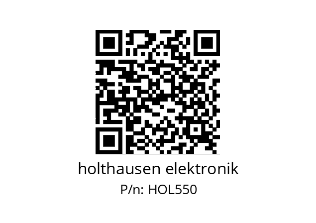   holthausen elektronik HOL550