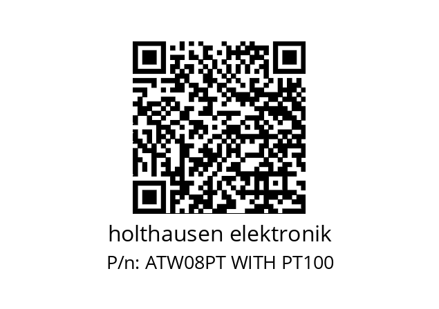   holthausen elektronik ATW08PT WITH PT100