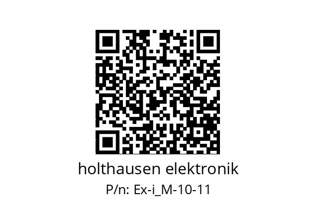   holthausen elektronik Ex-i_M-10-11