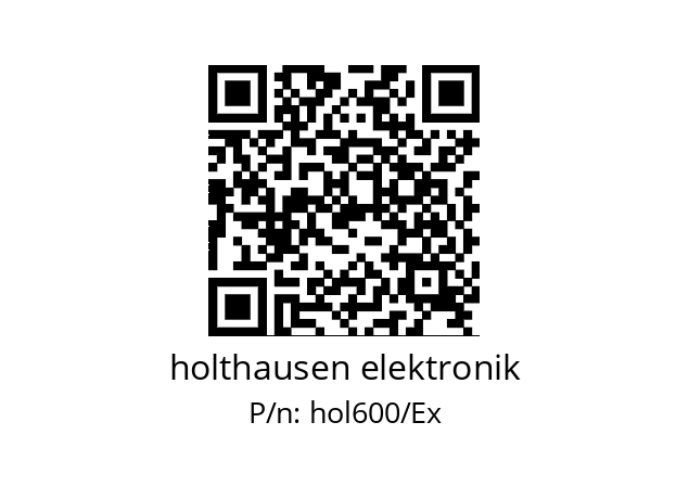   holthausen elektronik hol600/Ex