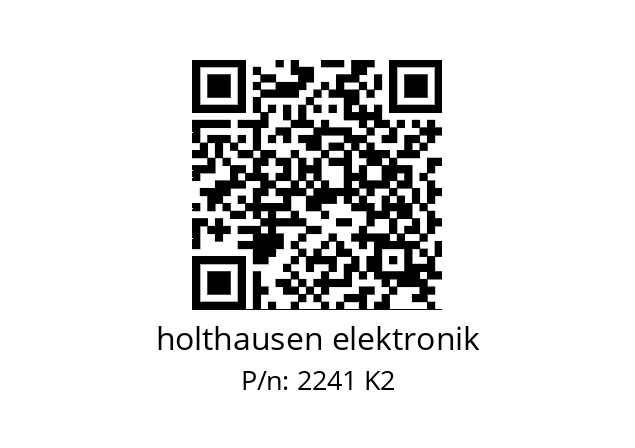   holthausen elektronik 2241 K2