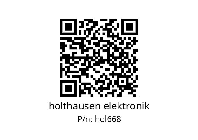   holthausen elektronik hol668