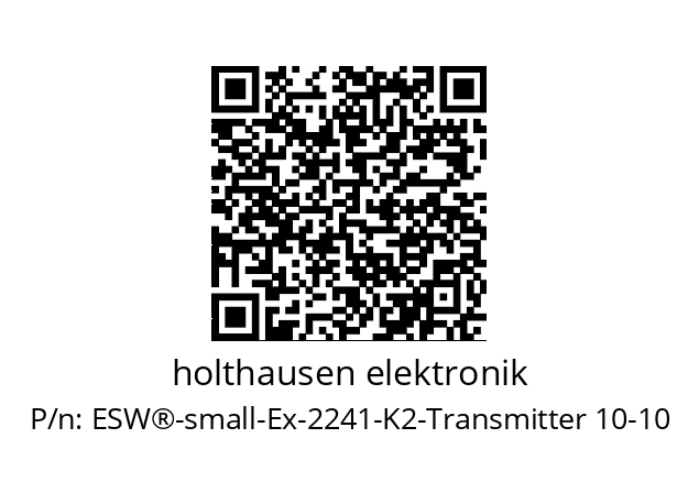   holthausen elektronik ESW®-small-Ex-2241-K2-Transmitter 10-10