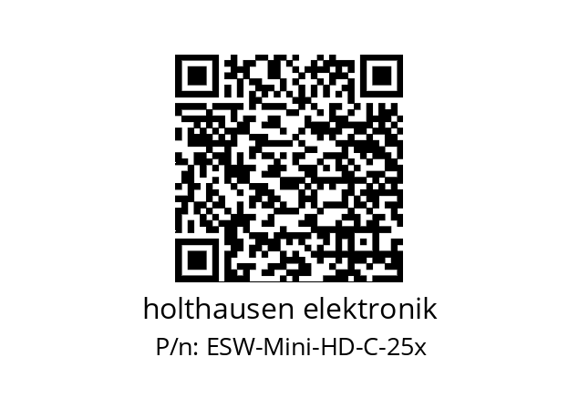   holthausen elektronik ESW-Mini-HD-C-25x