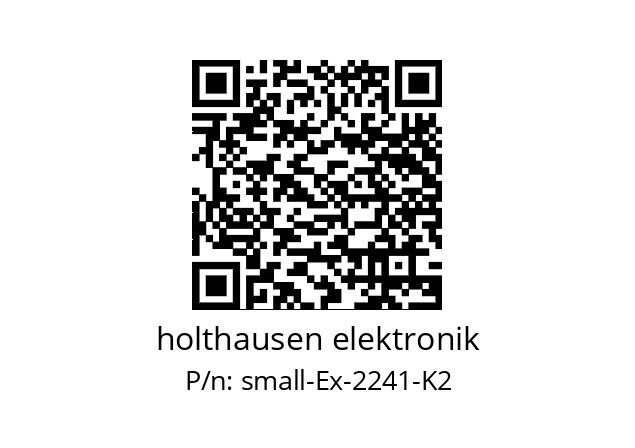   holthausen elektronik small-Ex-2241-K2