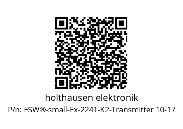   holthausen elektronik ESW®-small-Ex-2241-K2-Transmitter 10-17