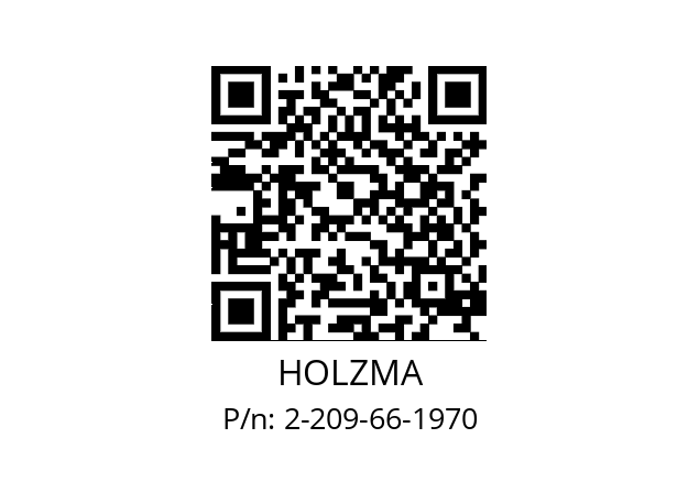   HOLZMA 2-209-66-1970