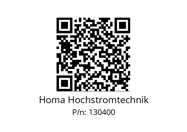   Homa Hochstromtechnik 130400