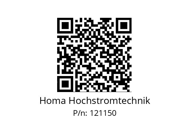   Homa Hochstromtechnik 121150