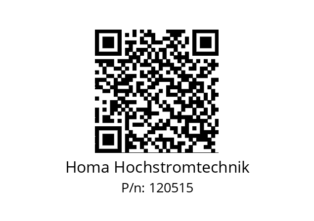   Homa Hochstromtechnik 120515