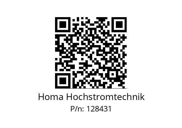   Homa Hochstromtechnik 128431