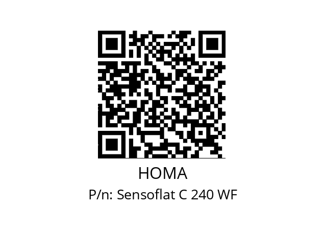   HOMA Sensoflat C 240 WF