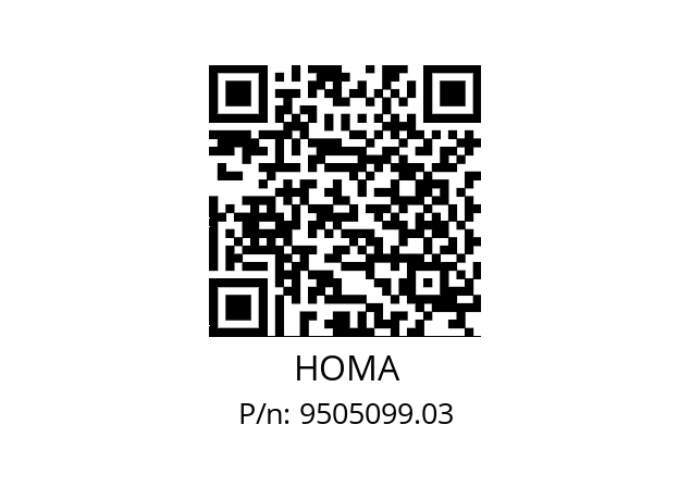   HOMA 9505099.03