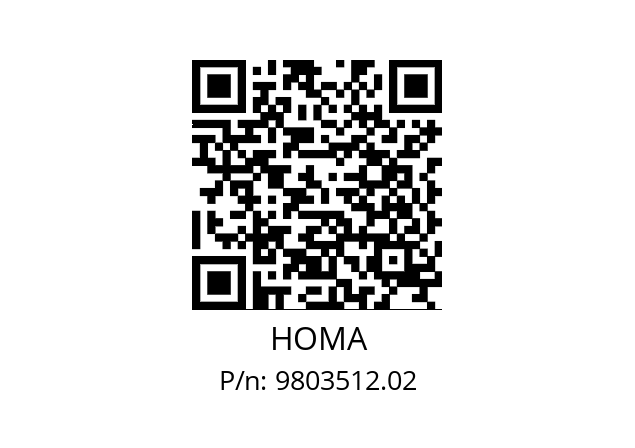   HOMA 9803512.02