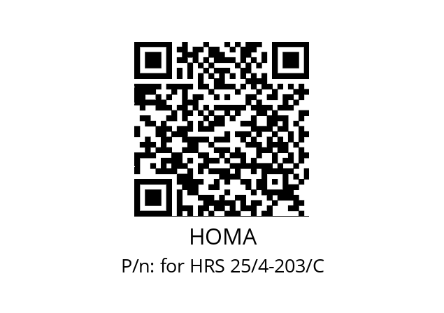   HOMA for HRS 25/4-203/C