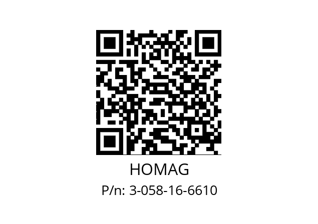   HOMAG 3-058-16-6610