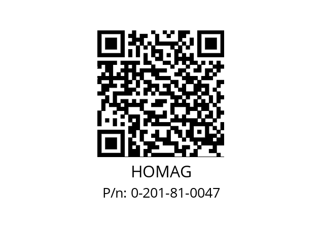   HOMAG 0-201-81-0047