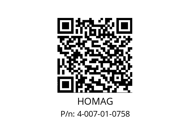   HOMAG 4-007-01-0758