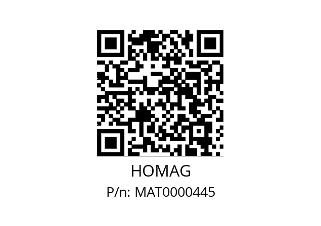   HOMAG MAT0000445