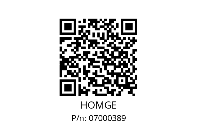   HOMGE 07000389