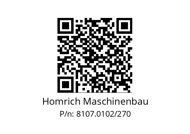   Homrich Maschinenbau 8107.0102/270