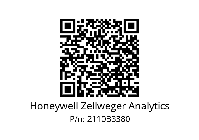   Honeywell Zellweger Analytics 2110B3380