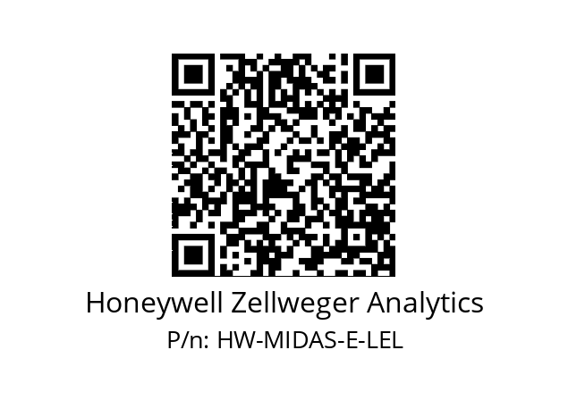   Honeywell Zellweger Analytics HW-MIDAS-E-LEL