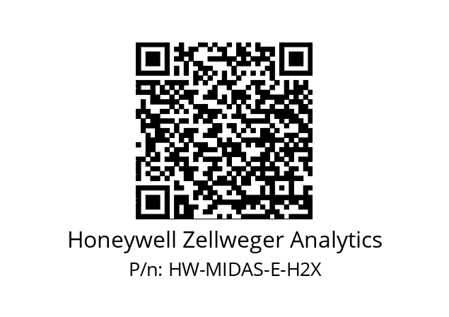   Honeywell Zellweger Analytics HW-MIDAS-E-H2X