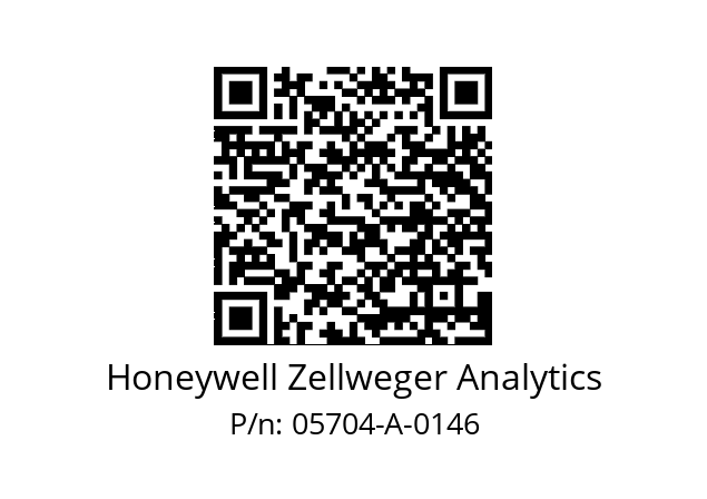   Honeywell Zellweger Analytics 05704-A-0146