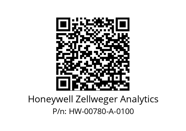   Honeywell Zellweger Analytics HW-00780-A-0100