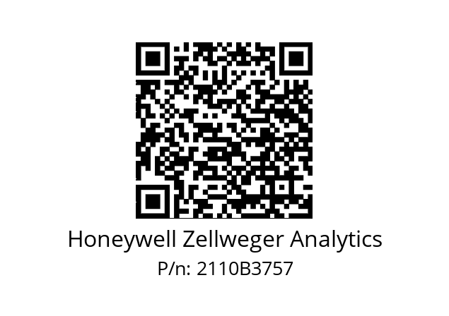   Honeywell Zellweger Analytics 2110B3757