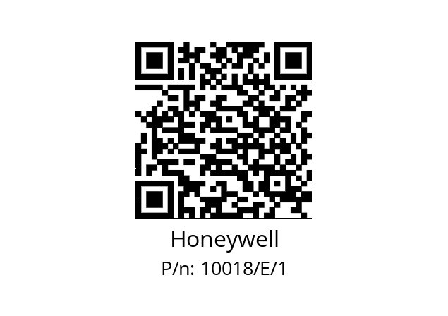   Honeywell 10018/E/1