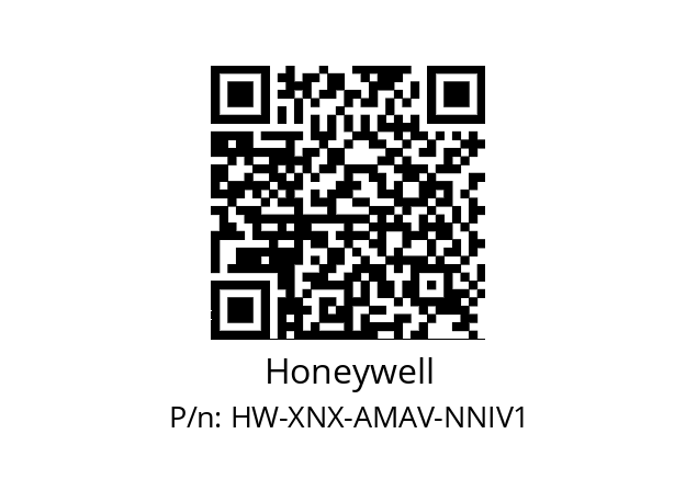   Honeywell HW-XNX-AMAV-NNIV1