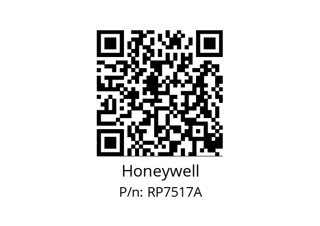   Honeywell RP7517A