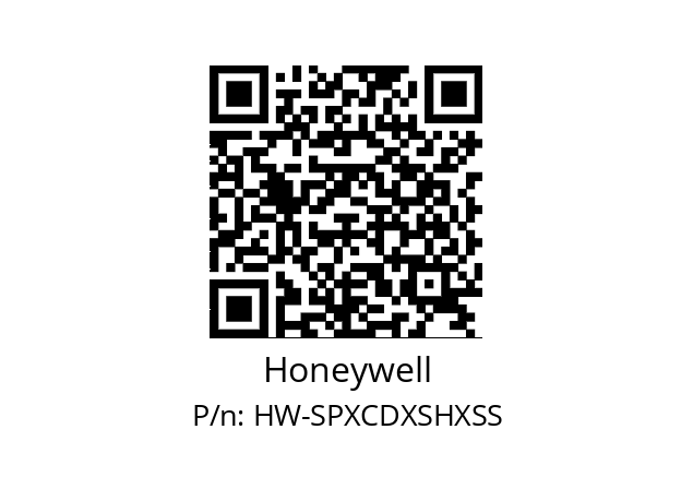   Honeywell HW-SPXCDXSHXSS