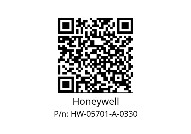   Honeywell HW-05701-A-0330